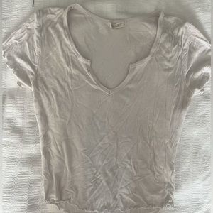 small white crop top